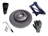 Set – Thuiskomer HYUNDAI BAYON R15 4x100x54,1 + sleutel + krik + opbergzak voor krik