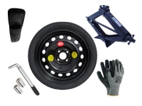 Set – Thuiskomer MITSUBISHI SPACE STAR II R16 4x100x56,1 + sleutel + krik + opbergzak voor krik