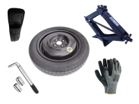 Set – Thuiskomer MINI COUPE I R15 4x100x56,1 + sleutel + krik + opbergzak voor krik